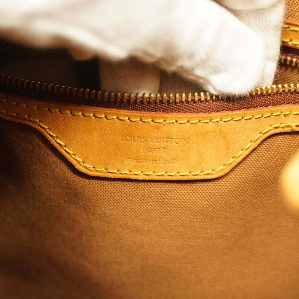 LOUIS VUITTON Authentic Brown Monogram Tote Bag - Picture 5 of 13